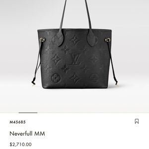 Louis Vuitton Neverfull MM gently used almost brand NEW